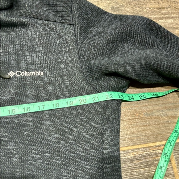 ⭐️EUC⭐️ Men’s Columbia Full Zip Sweater Jacket in Black Heather - Size Medium - Picture 8 of 11